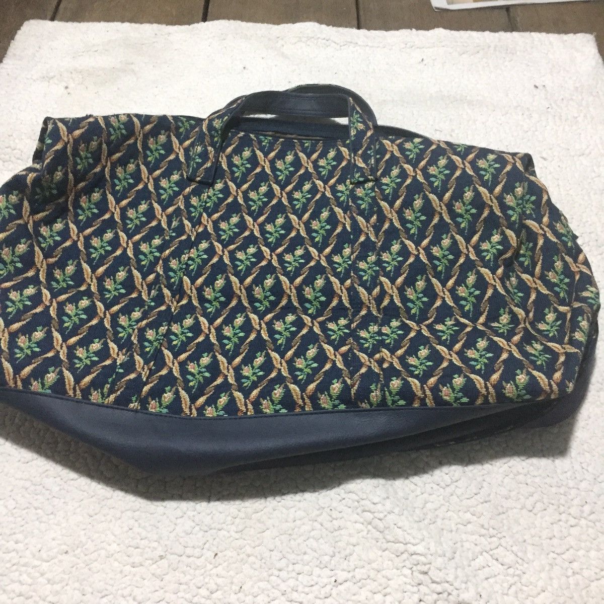 Japanese Brand Luggage bag floral nice design Size ONE SIZE - 6 Thumbnail