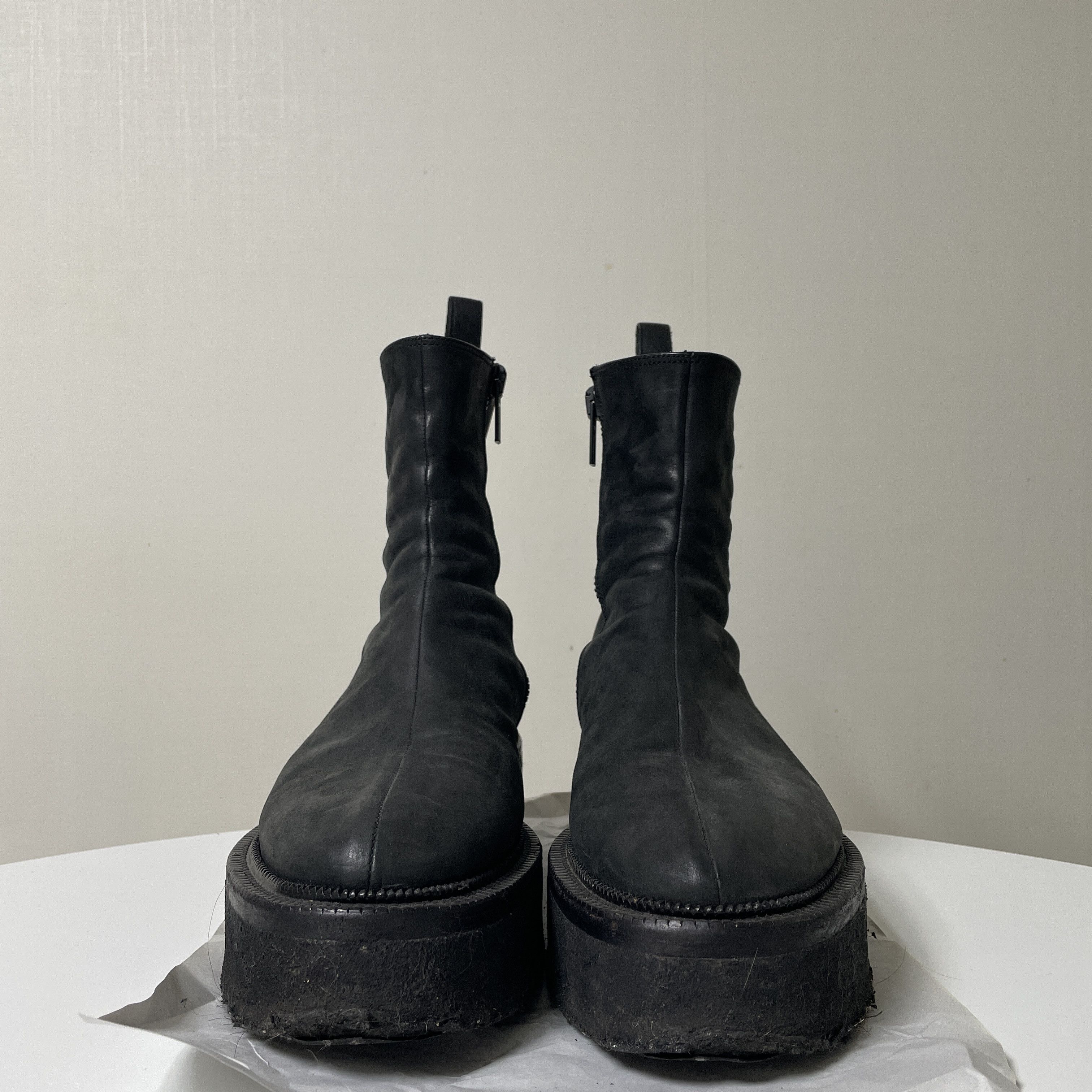 Damir Doma DD! Iconic Minimal platform boots from 2011FW VERY Unique. Size US 10 / EU 43 - 2 Thumbnail
