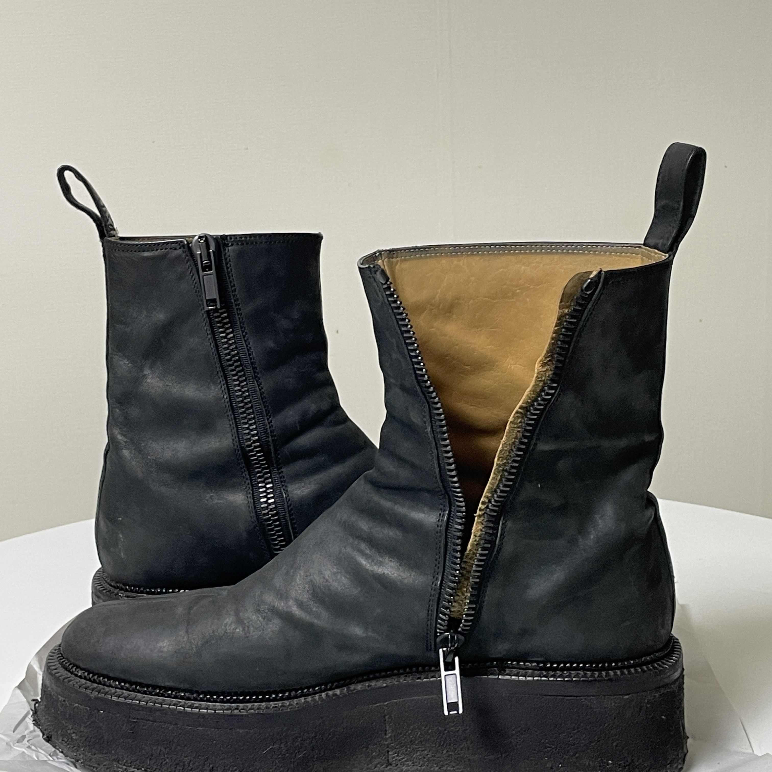 Damir Doma DD! Iconic Minimal platform boots from 2011FW VERY Unique. Size US 10 / EU 43 - 10 Thumbnail