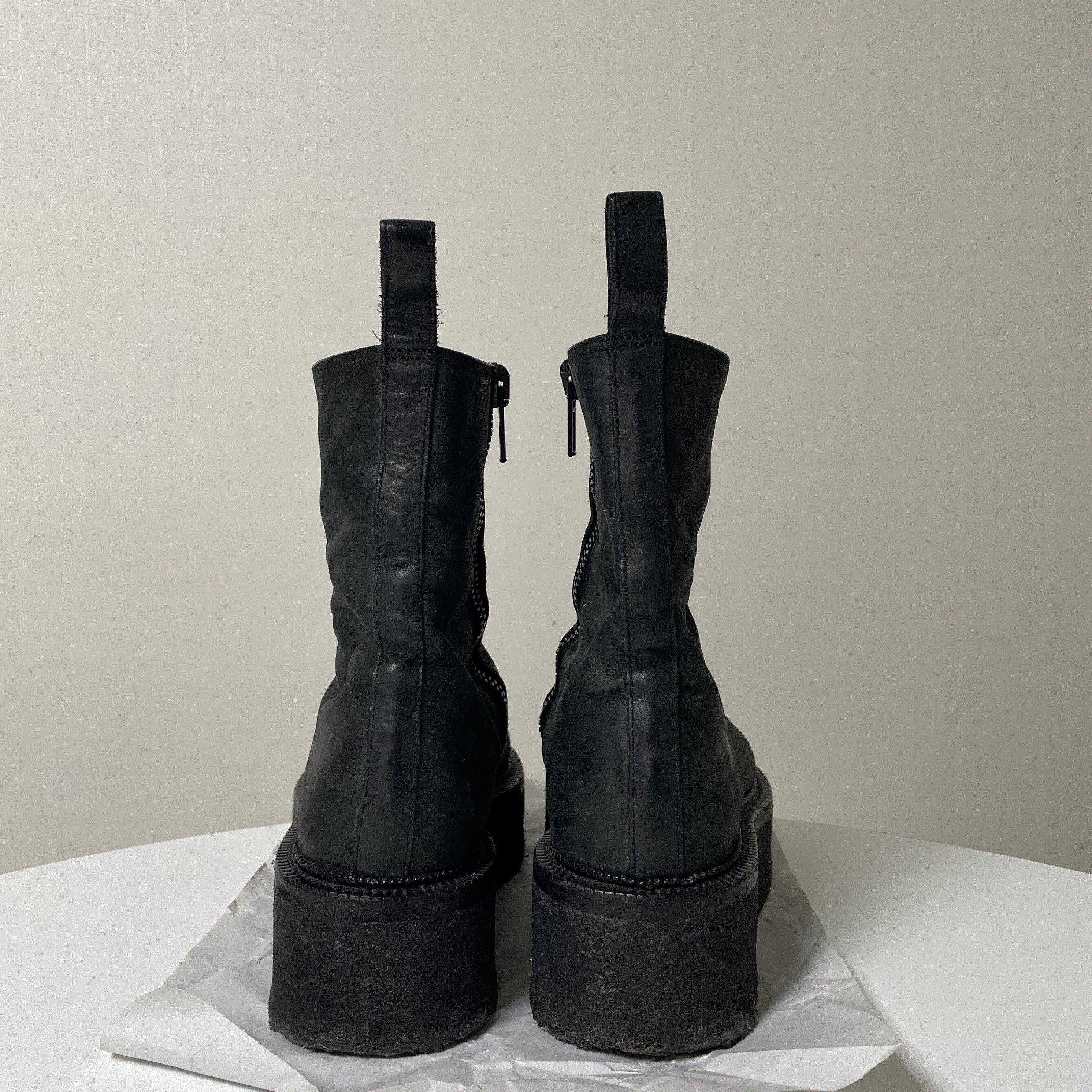 Damir Doma DD! Iconic Minimal platform boots from 2011FW VERY Unique. Size US 10 / EU 43 - 9 Thumbnail
