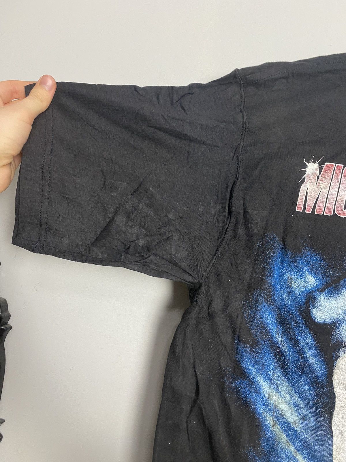 Band Tees Rare Vintage 90s Michael Jackson King Of Pop Music Band Tee Size US XL / EU 56 / 4 - 7 Thumbnail
