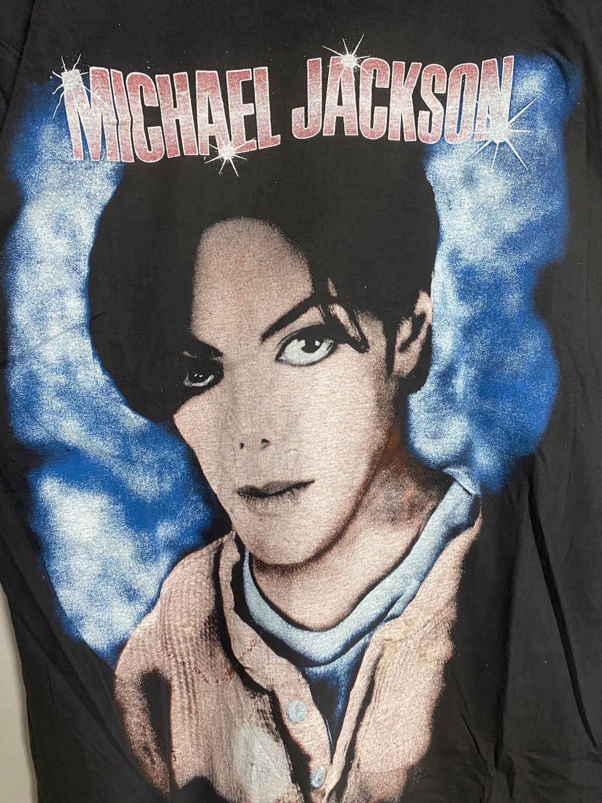 Band Tees Rare Vintage 90s Michael Jackson King Of Pop Music Band Tee Size US XL / EU 56 / 4 - 3 Thumbnail