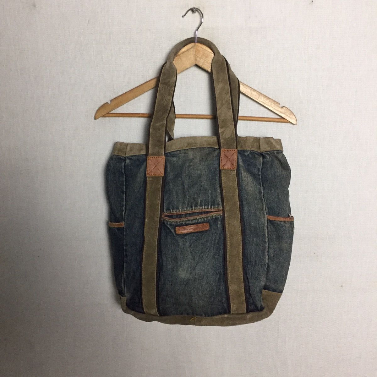 MasterPiece Masterpiece tote bag denim colour nice design Size ONE SIZE - 1 Thumbnail