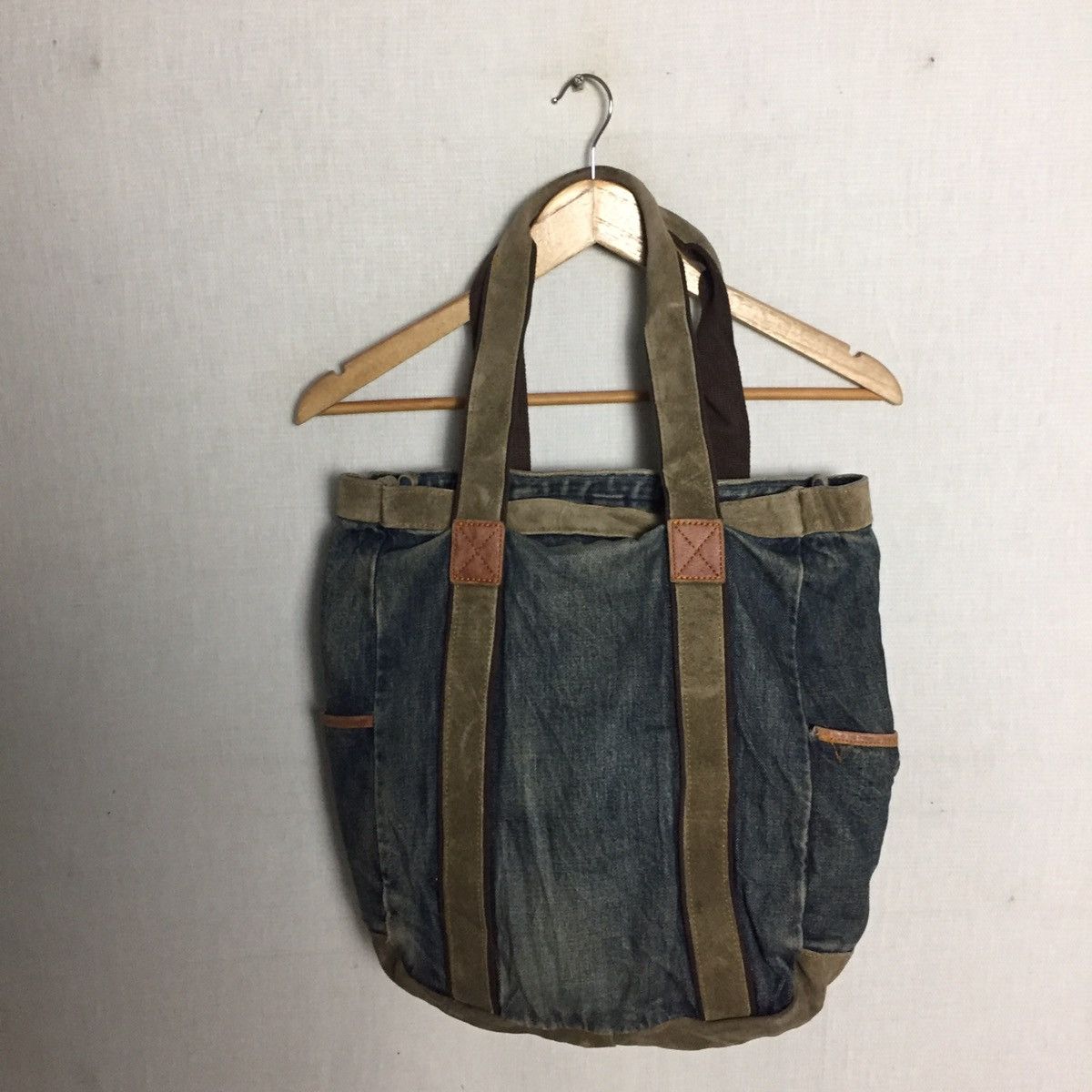 MasterPiece Masterpiece tote bag denim colour nice design Size ONE SIZE - 2 Thumbnail