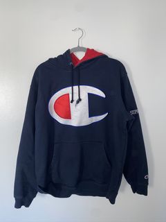 Supreme champion clearance satin logo hoodie