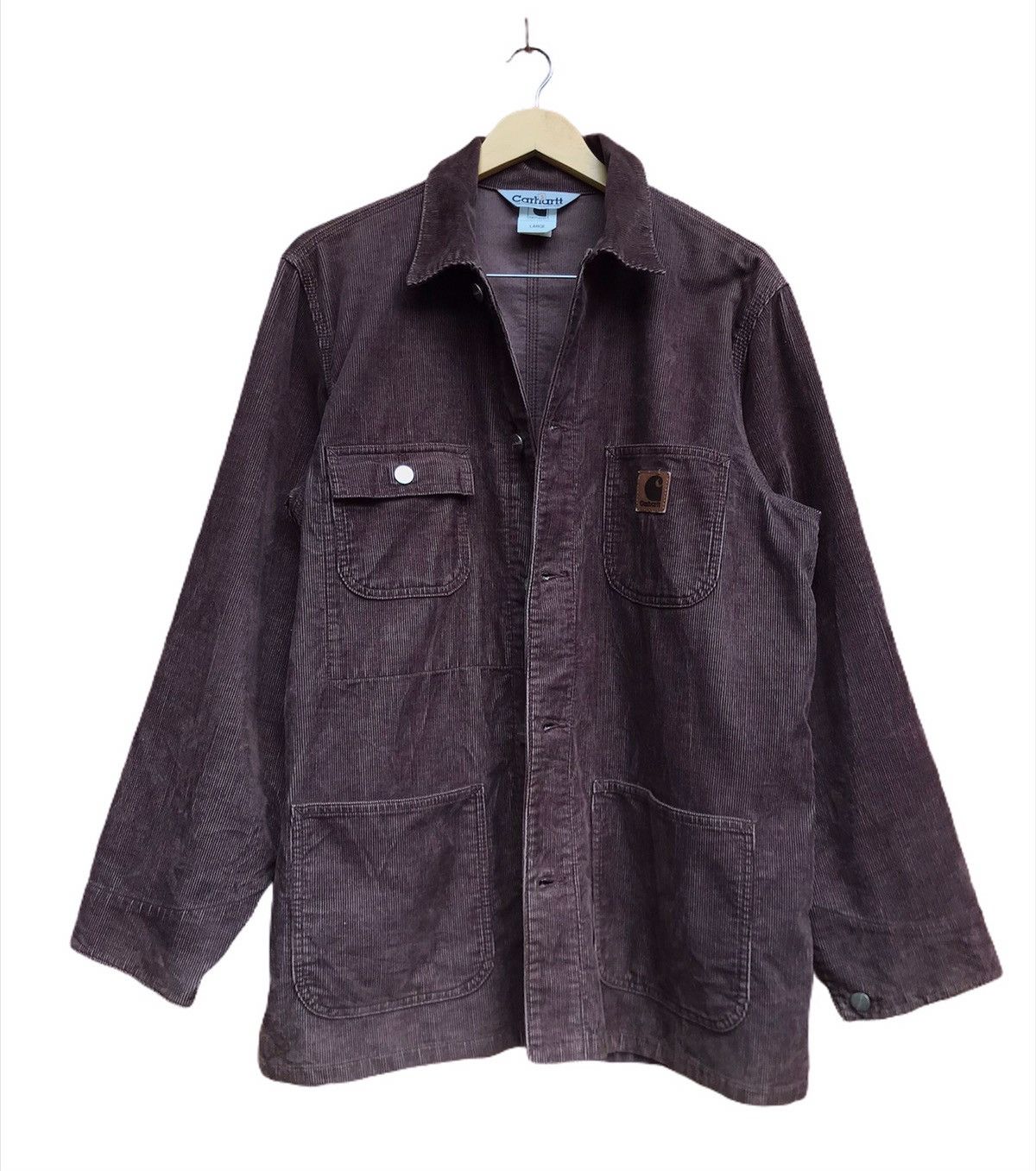 Vintage Carhartt Michigan Brown Corduroy Workers Jacket