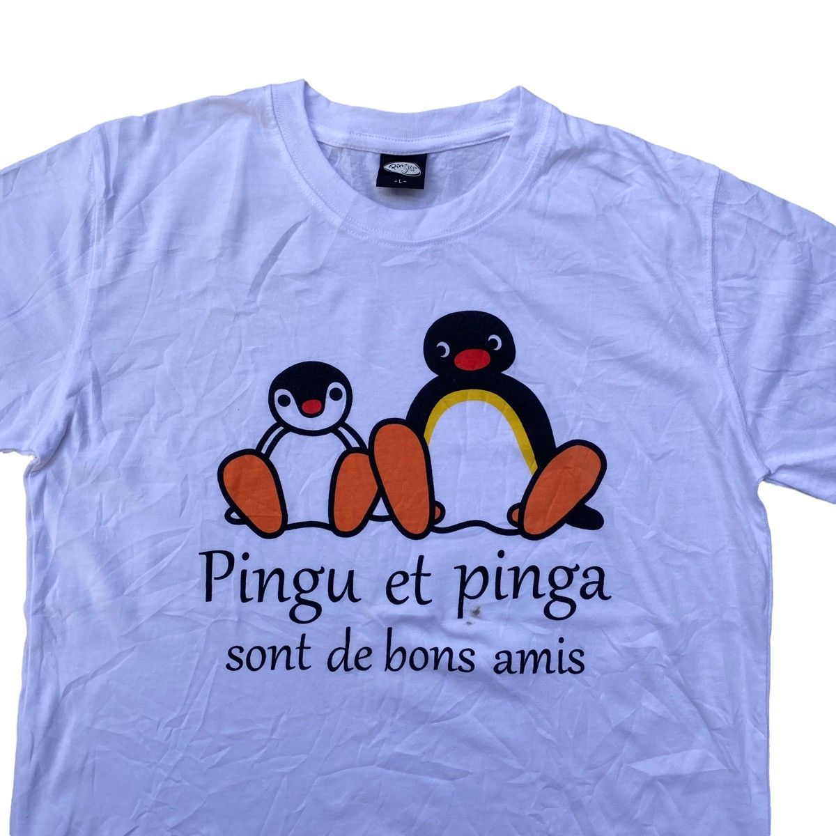 Vintage Pingu Cartoon Series Vintage Shirt. #W Size US L / EU 52-54 / 3 - 2 Thumbnail