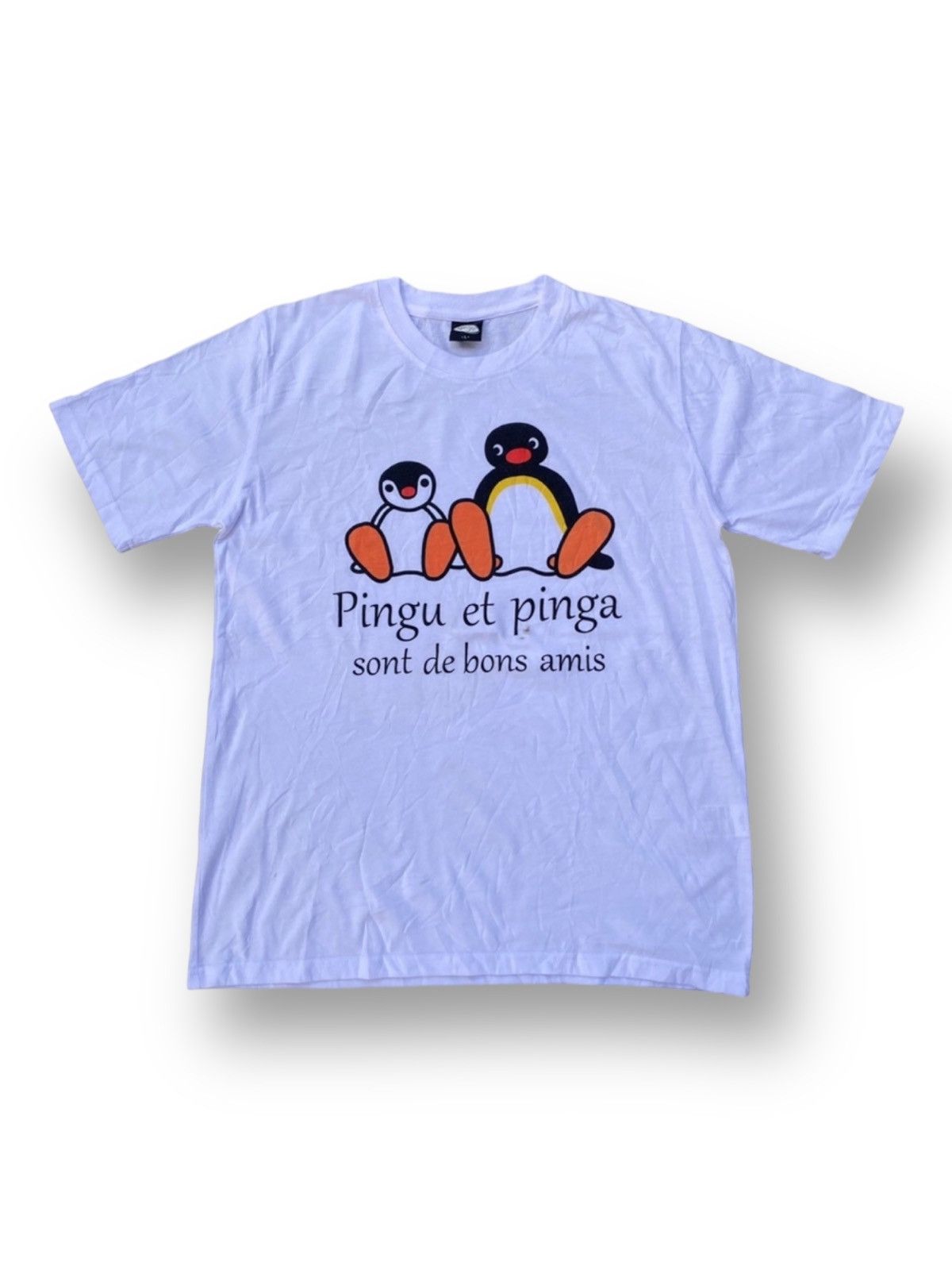 Vintage Pingu Cartoon Series Vintage Shirt. #W Size US L / EU 52-54 / 3 - 1 Thumbnail