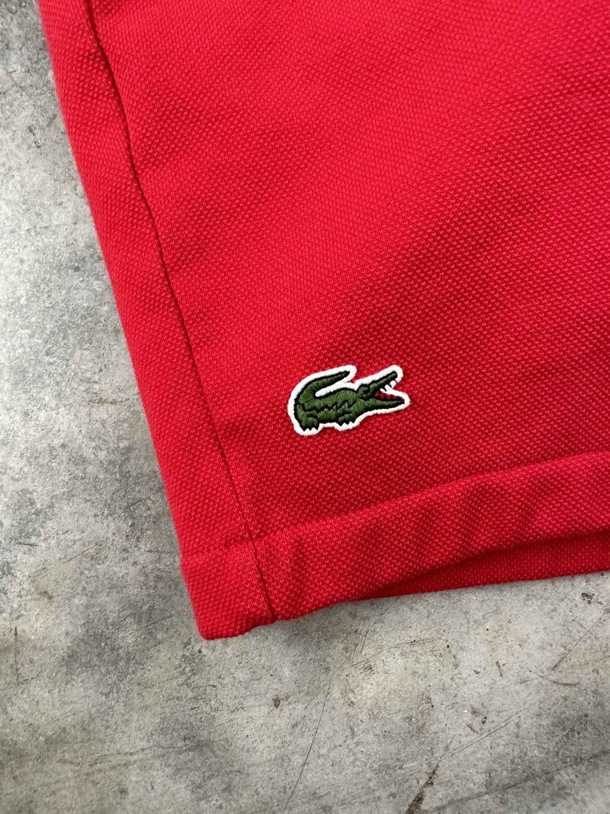 Lacoste × Supreme Supreme x Lacoste Pique Shorts Red Sz. Medium Box Alligator Size US 32 / EU 48 - 3 Thumbnail