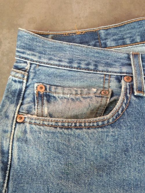 Levi's × Vintage Vintage Levis 501 Straight Leg Distressed Jeans 34x30 Size US 34 / EU 50 - 4 Thumbnail