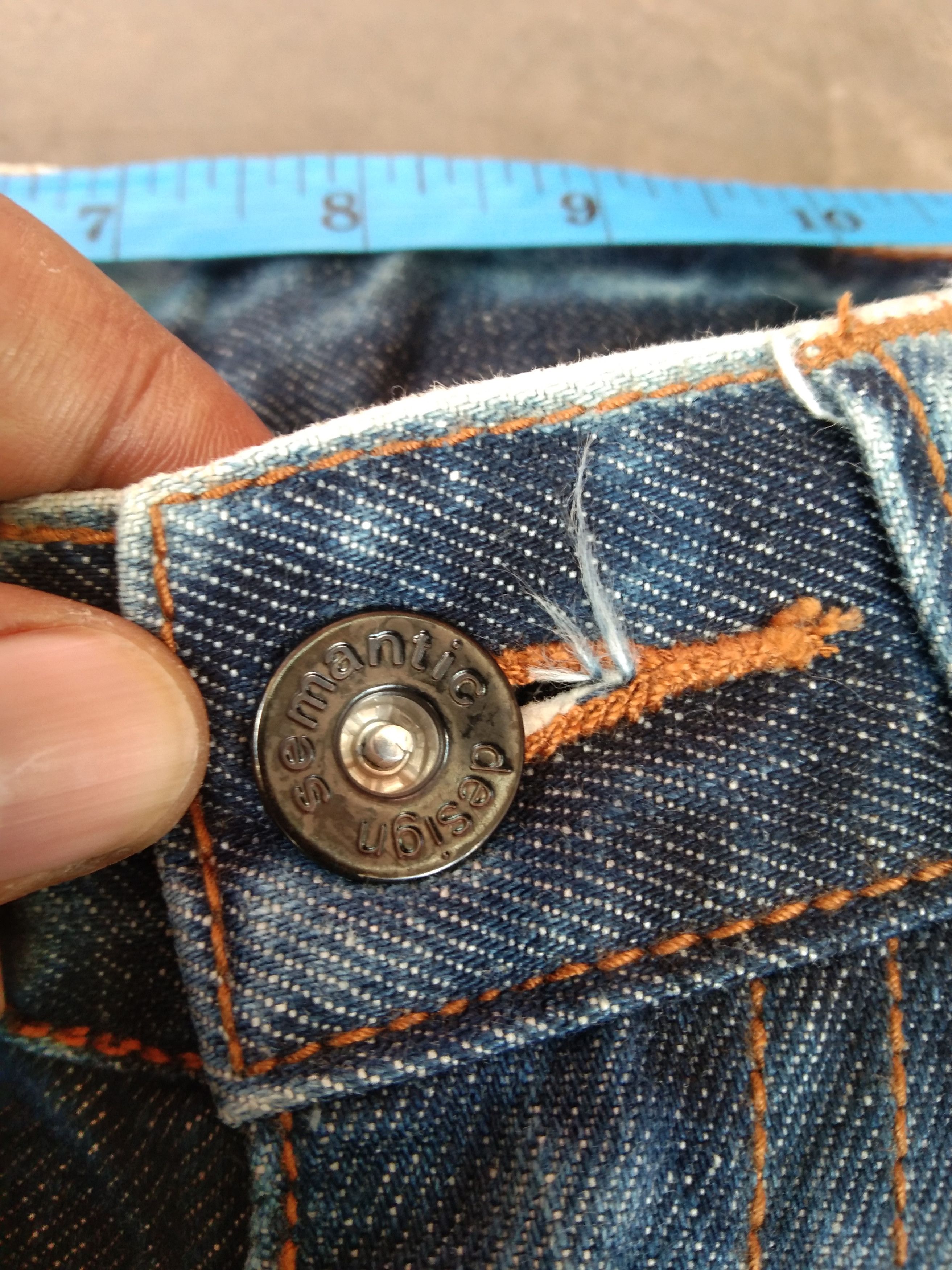 semanticdesign Vintage Japanese Brand Semantic Design Retro Punk Jeans Size US 31 - 5 Thumbnail