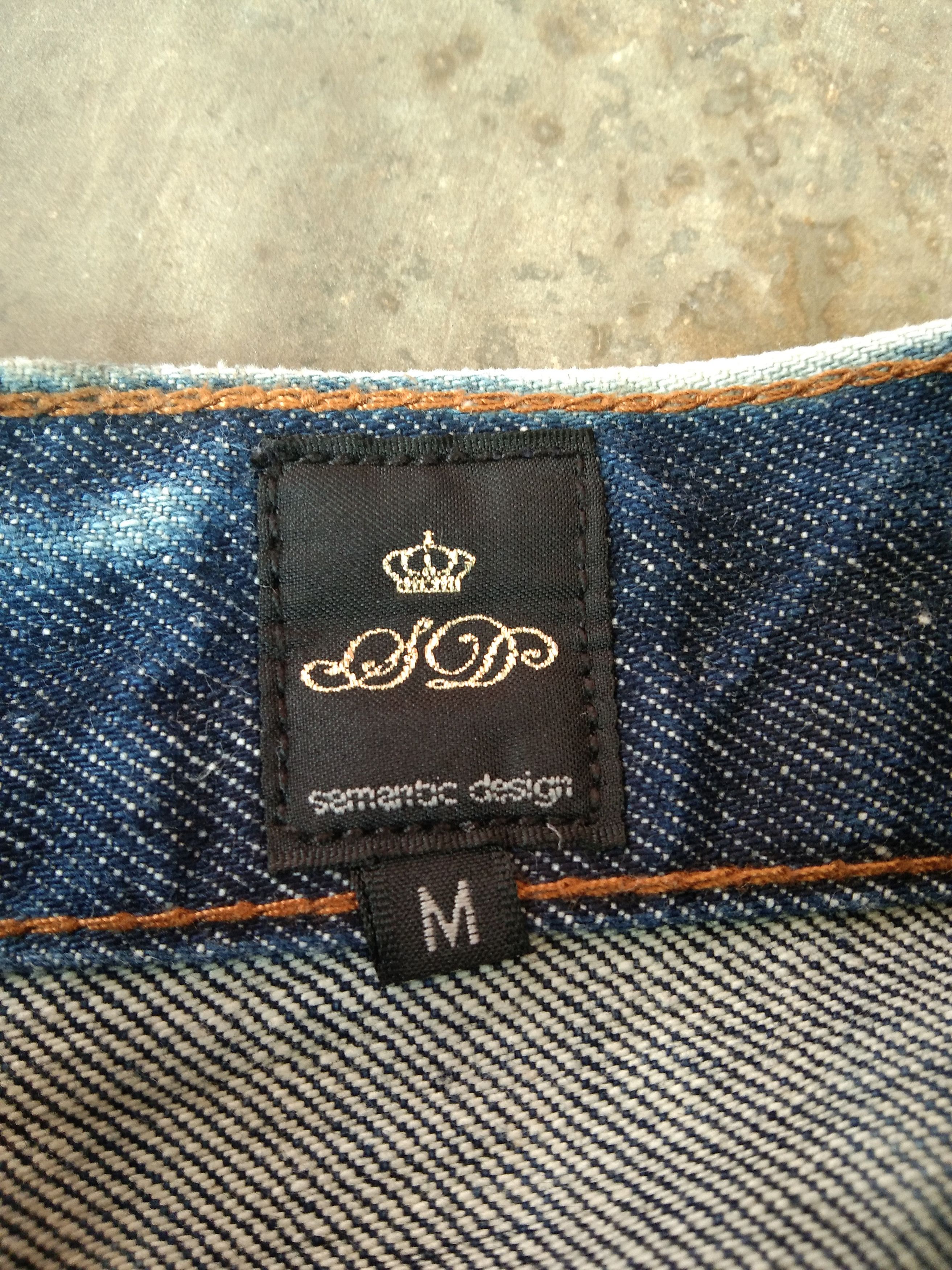 semanticdesign Vintage Japanese Brand Semantic Design Retro Punk Jeans Size US 31 - 6 Thumbnail