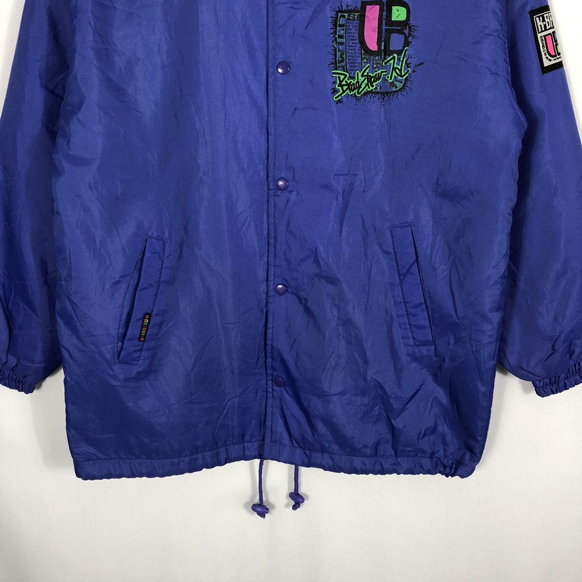 Japanese Brand × Vintage 🔥Rare🔥K Bradshaw 7D Wavers Surf Hawaii Snap Buttons Jacket Size US L / EU 52-54 / 3 - 3 Thumbnail