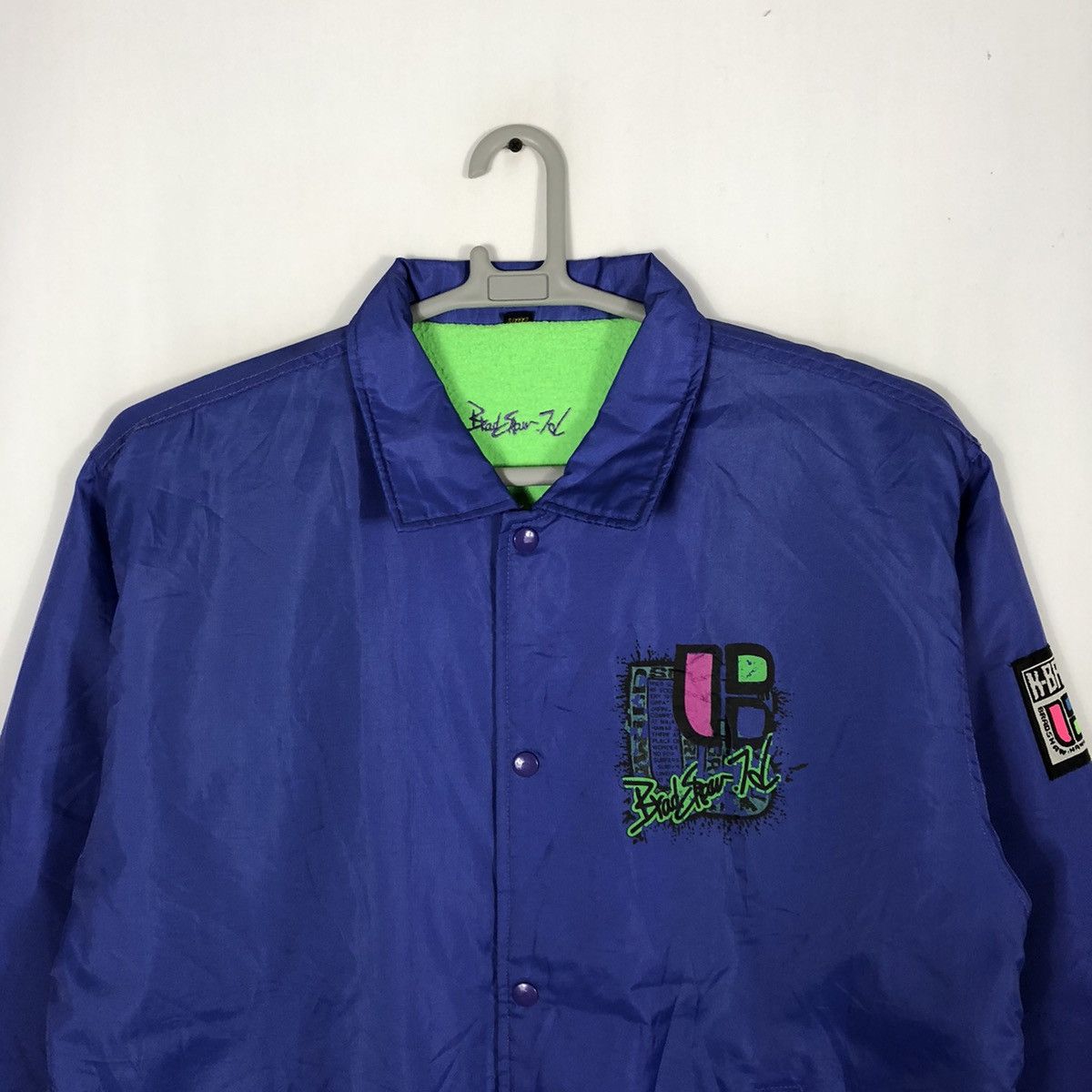 Japanese Brand × Vintage 🔥Rare🔥K Bradshaw 7D Wavers Surf Hawaii Snap Buttons Jacket Size US L / EU 52-54 / 3 - 2 Thumbnail