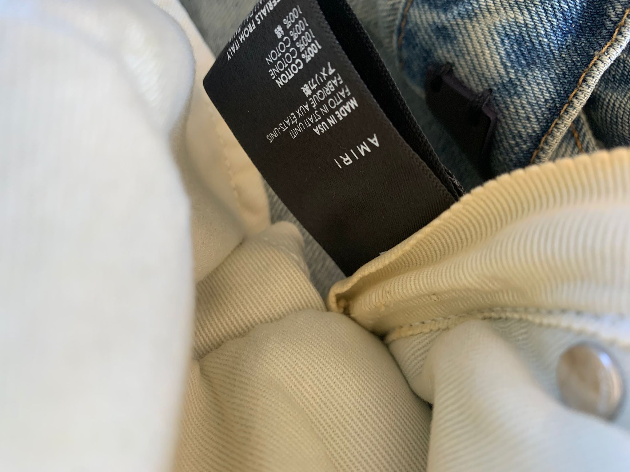 Amiri Floral Painted Relaxed Jean in Blue Size US 28 / EU 44 - 12 Thumbnail