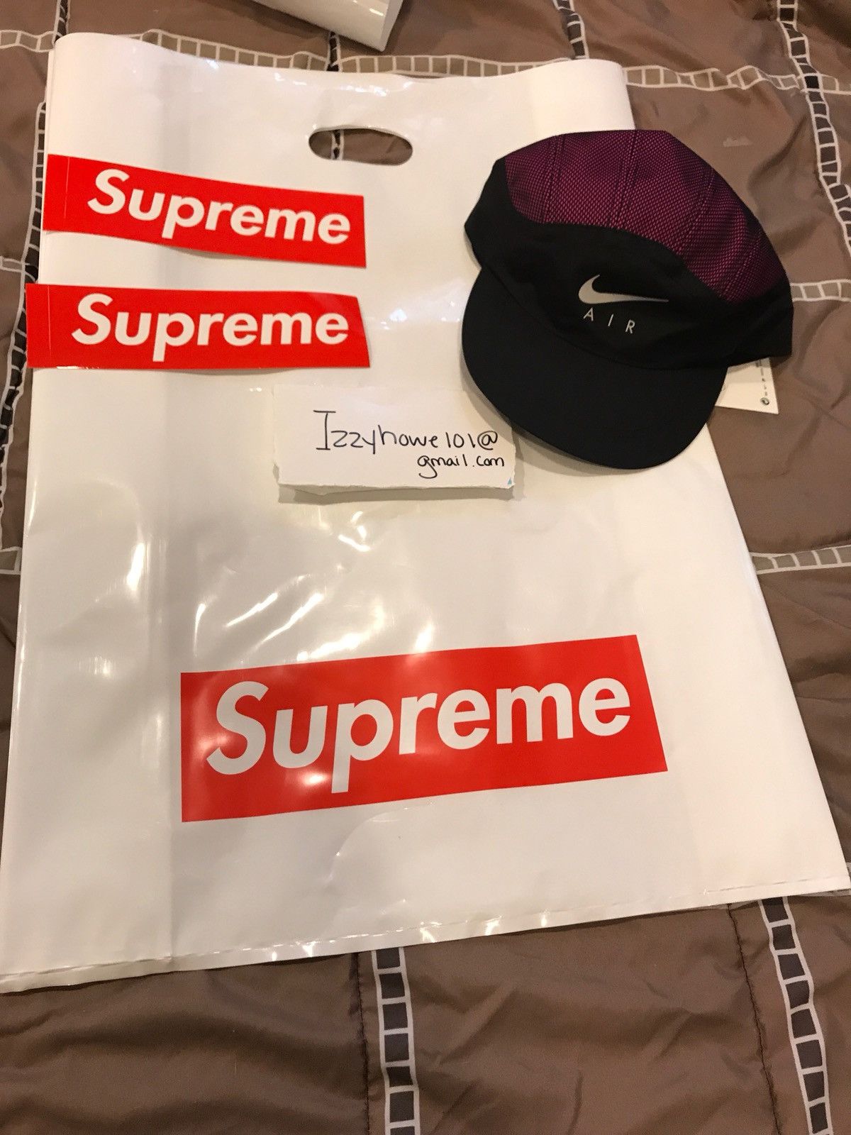 Nike × Supreme Supreme/ Nike Running Trail Hat (pink) | Grailed display picture 1