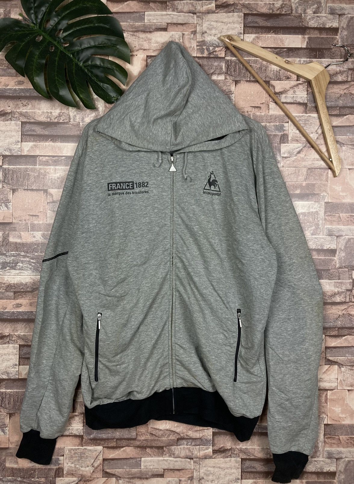 Le Coq Sportif Le Coq SPORTIF Zipper Hoodie Sweater #41-5 Size US M / EU 48-50 / 2 - 1 Thumbnail