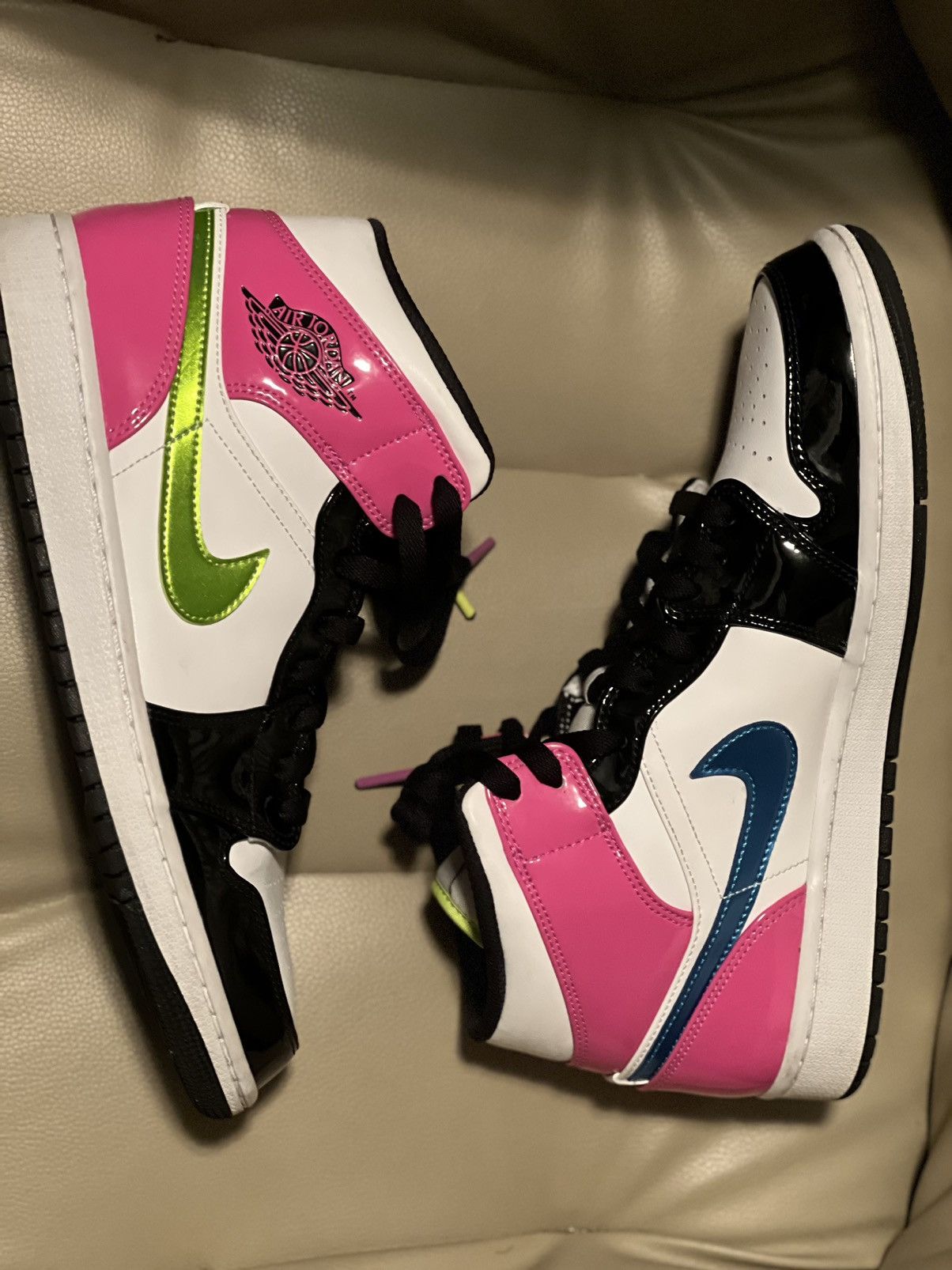 Jordan Brand × Nike Jordan 1 Mid ‘Cyber Active’ MENS | Grailed