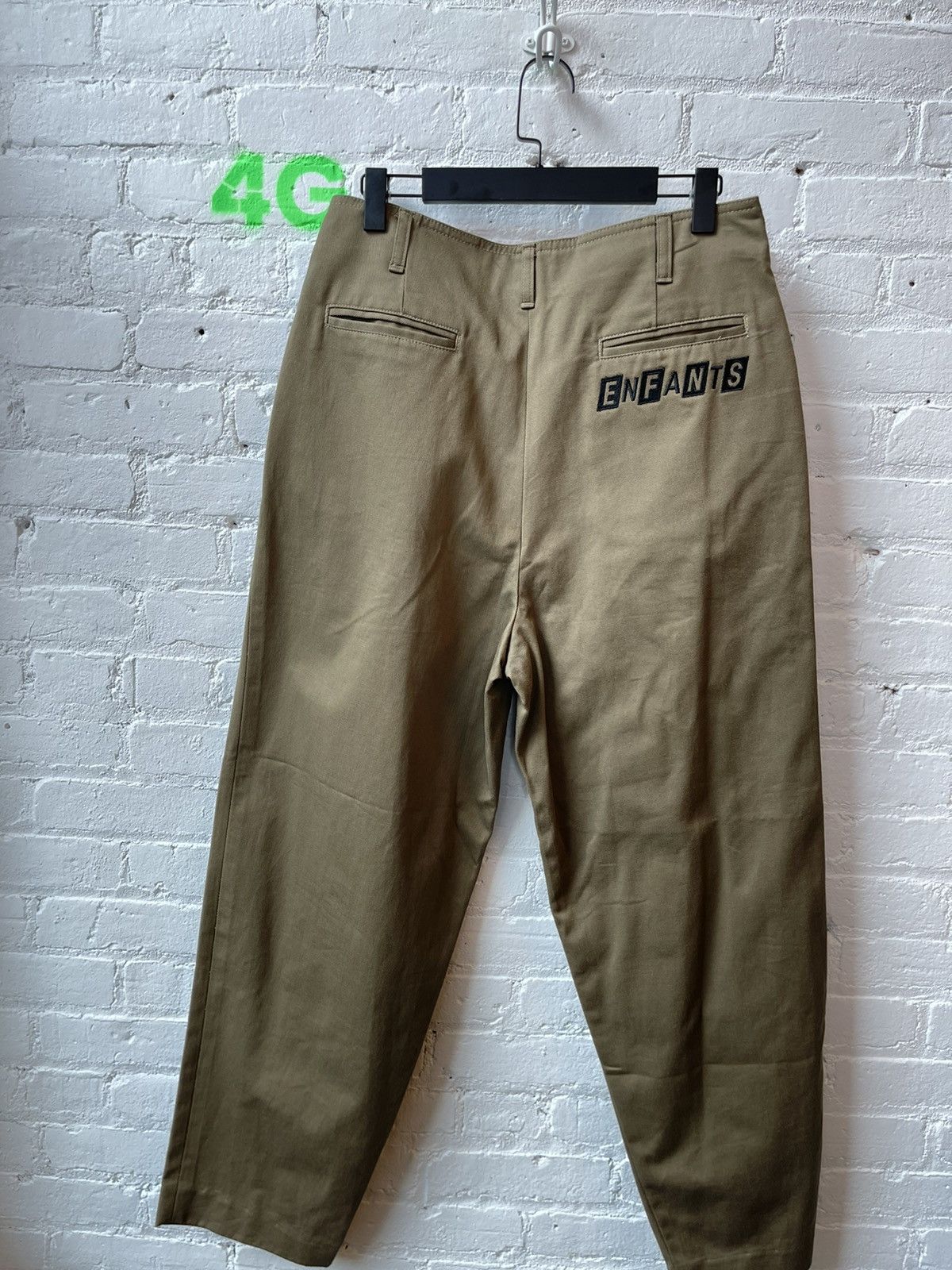Enfants Riches Deprimes ERD NEW SKATER PLEATED TAN PANTS SZ 32 M Size US 32 / EU 48 - 4 Thumbnail