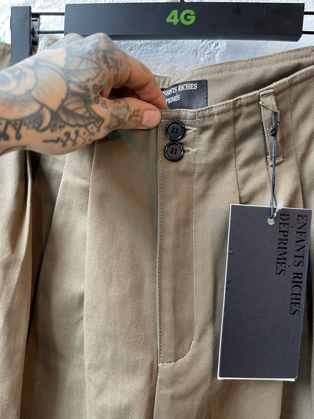 Enfants Riches Deprimes ERD NEW SKATER PLEATED TAN PANTS SZ 32 M Size US 32 / EU 48 - 8 Thumbnail