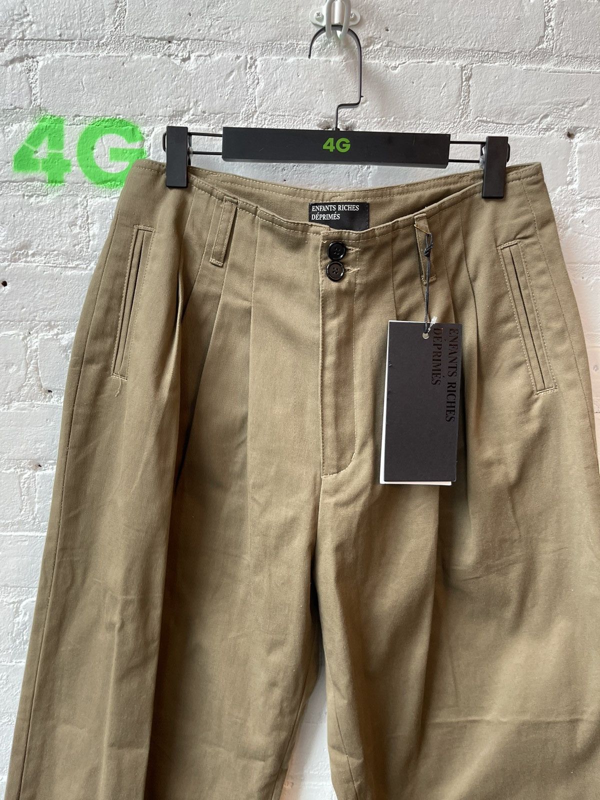 Enfants Riches Deprimes ERD NEW SKATER PLEATED TAN PANTS SZ 32 M Size US 32 / EU 48 - 6 Thumbnail