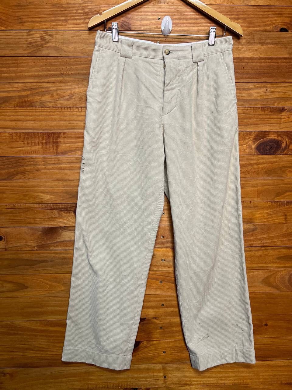 Margaret Howell MARGARET HOWELL CORDUROY BUCKLE BACK PANTS Size US 30 / EU 46 - 1 Thumbnail