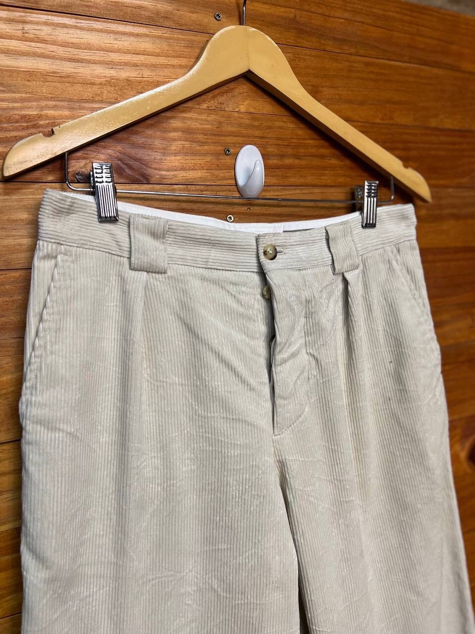 Margaret Howell MARGARET HOWELL CORDUROY BUCKLE BACK PANTS Size US 30 / EU 46 - 2 Thumbnail