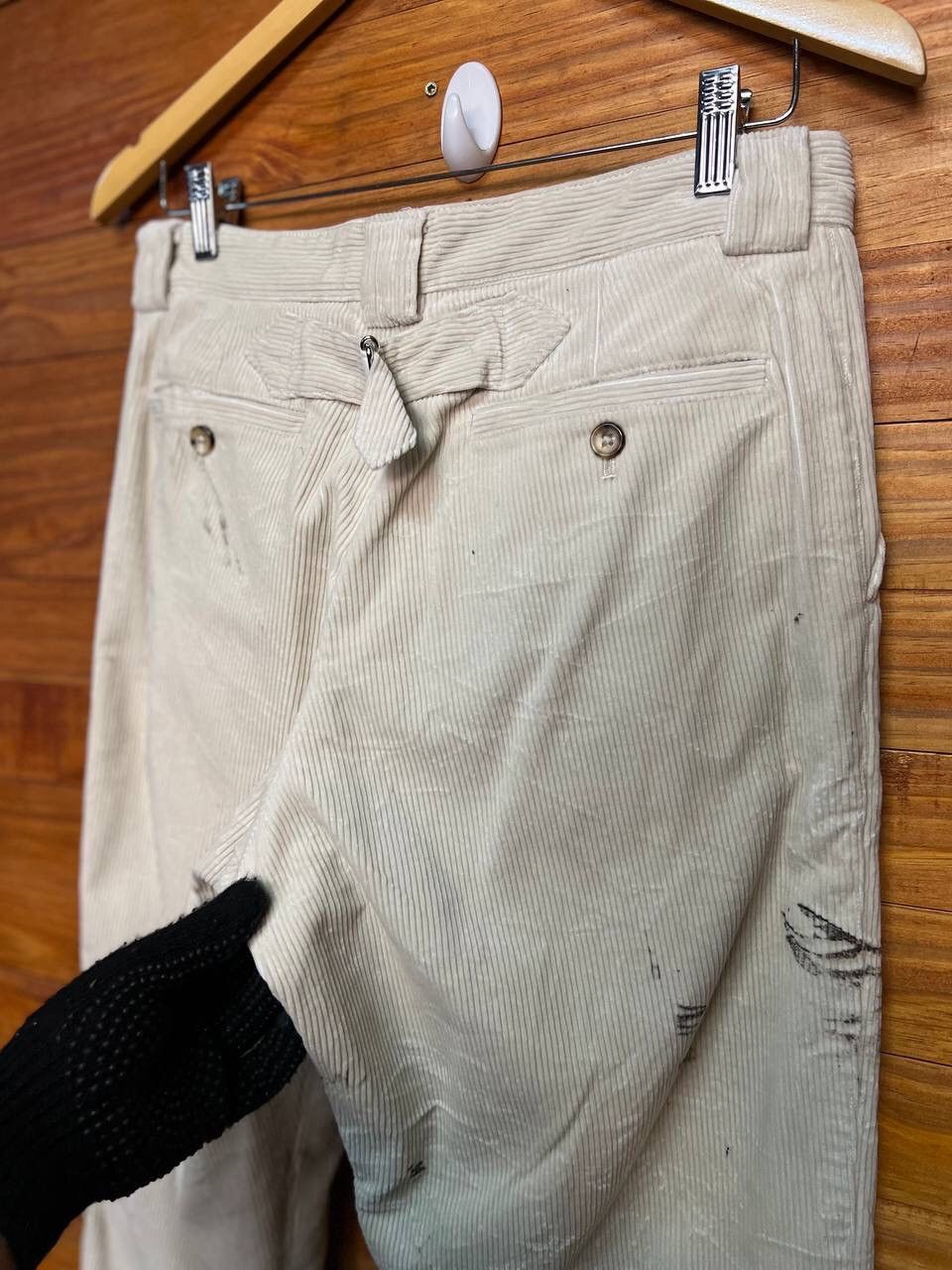 Margaret Howell MARGARET HOWELL CORDUROY BUCKLE BACK PANTS Size US 30 / EU 46 - 5 Thumbnail