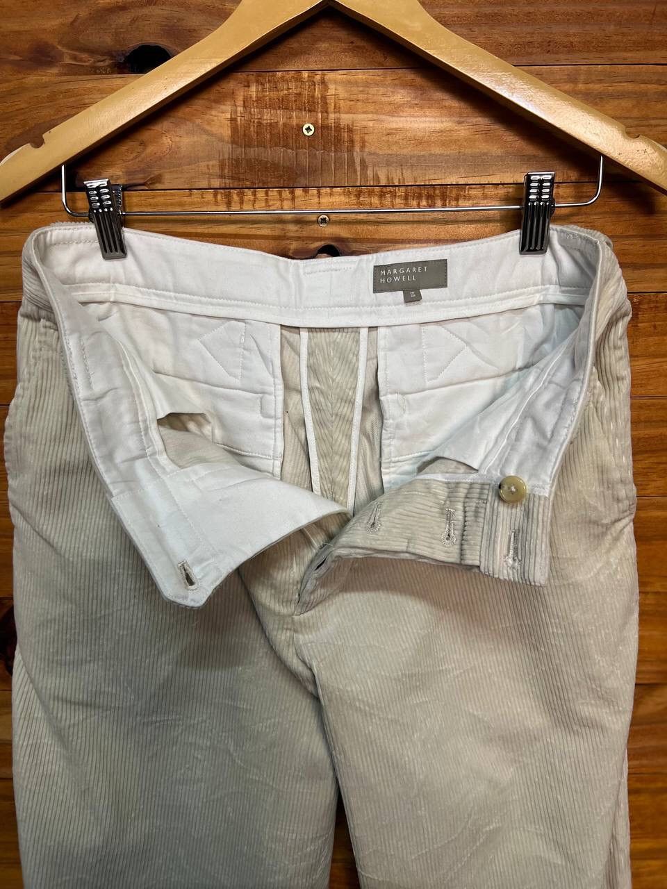 Margaret Howell MARGARET HOWELL CORDUROY BUCKLE BACK PANTS Size US 30 / EU 46 - 7 Thumbnail