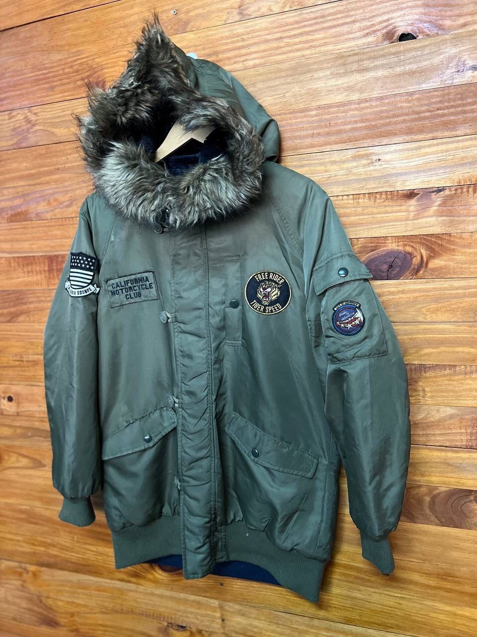 Other RODEO CROWN FUR HOODIE X CALIFORNIA MOTORCYCLE CLUB JACKET Size M / US 6-8 / IT 42-44 - 3 Thumbnail