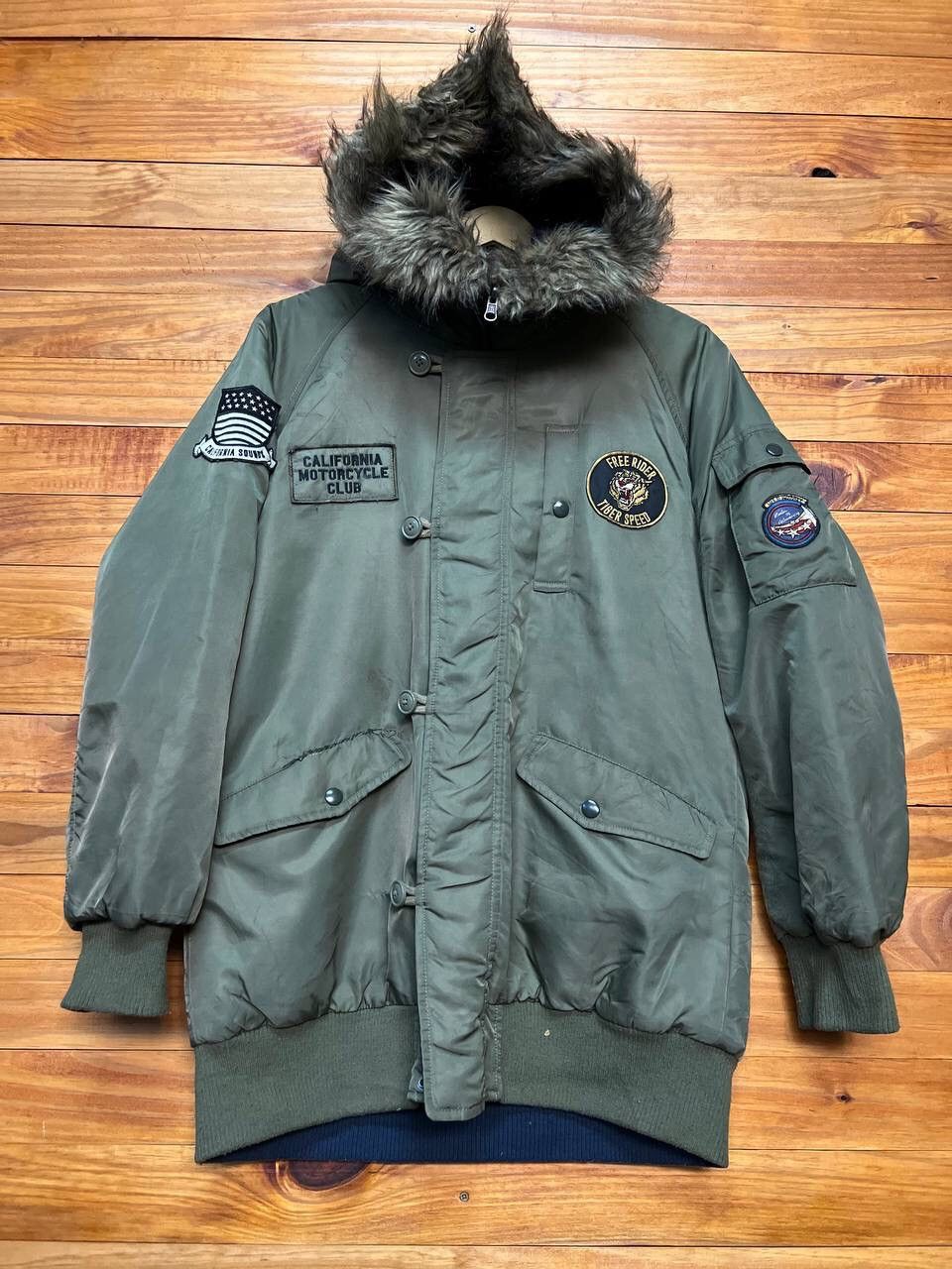 Other RODEO CROWN FUR HOODIE X CALIFORNIA MOTORCYCLE CLUB JACKET Size M / US 6-8 / IT 42-44 - 4 Thumbnail