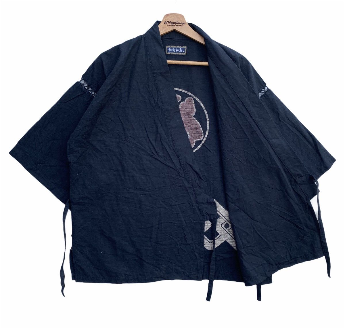 Vintage Vtg Haori Noragi Hanten Japanese Kimono Big Logo Size US M / EU 48-50 / 2 - 3 Thumbnail