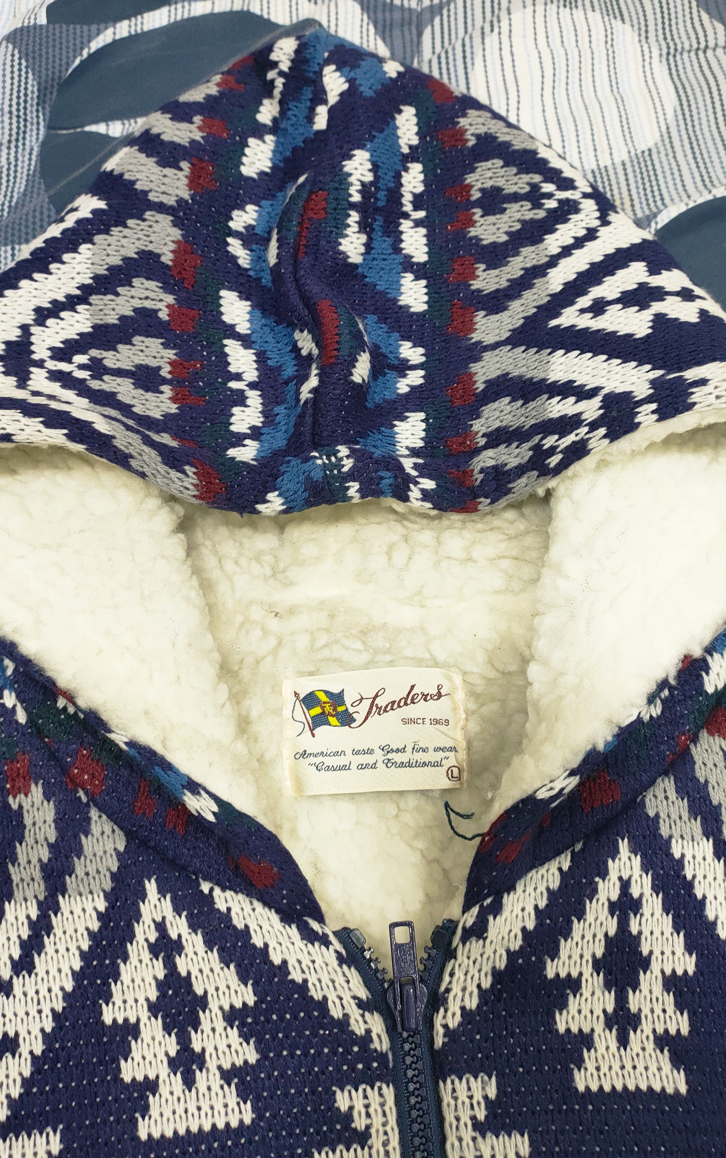 Other 🔥OFFER NOW 🔥Vintage Sweater Hoodie Navajo Style Knitwear Size US L / EU 52-54 / 3 - 4 Thumbnail