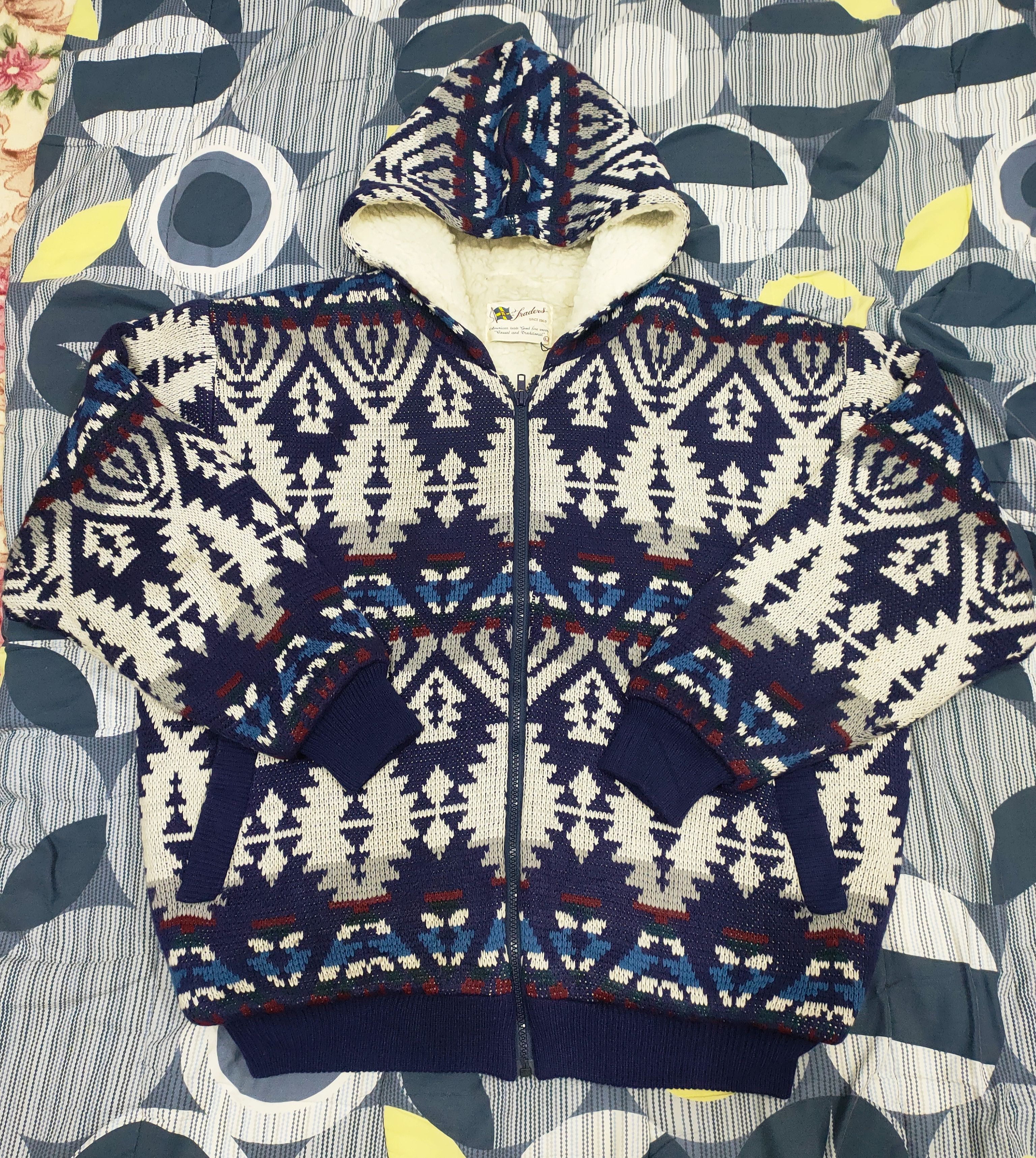 Other 🔥OFFER NOW 🔥Vintage Sweater Hoodie Navajo Style Knitwear Size US L / EU 52-54 / 3 - 1 Thumbnail