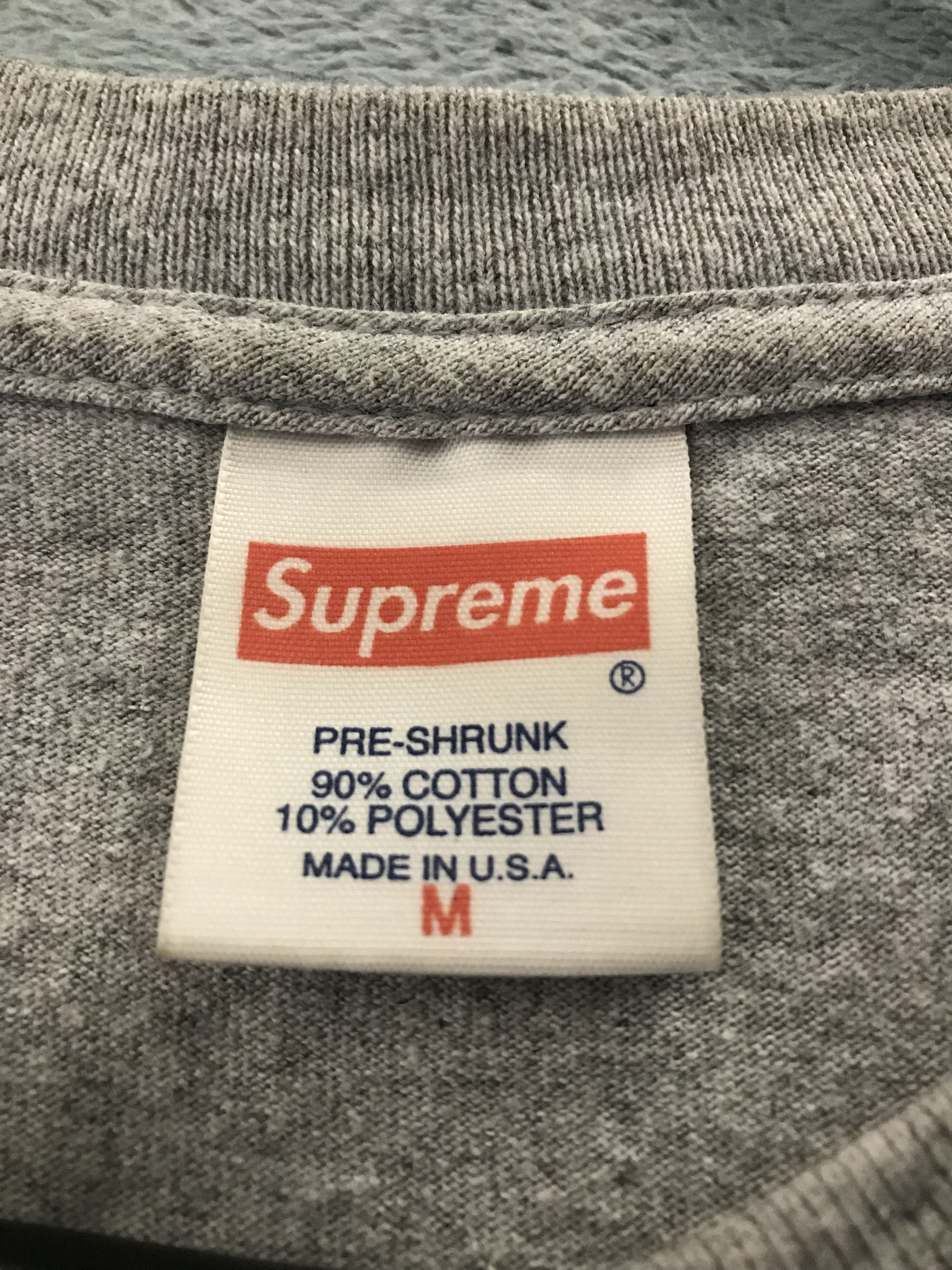 Supreme Supreme Motion Logo grey gray tee Size US M / EU 48-50 / 2 - 2 Thumbnail