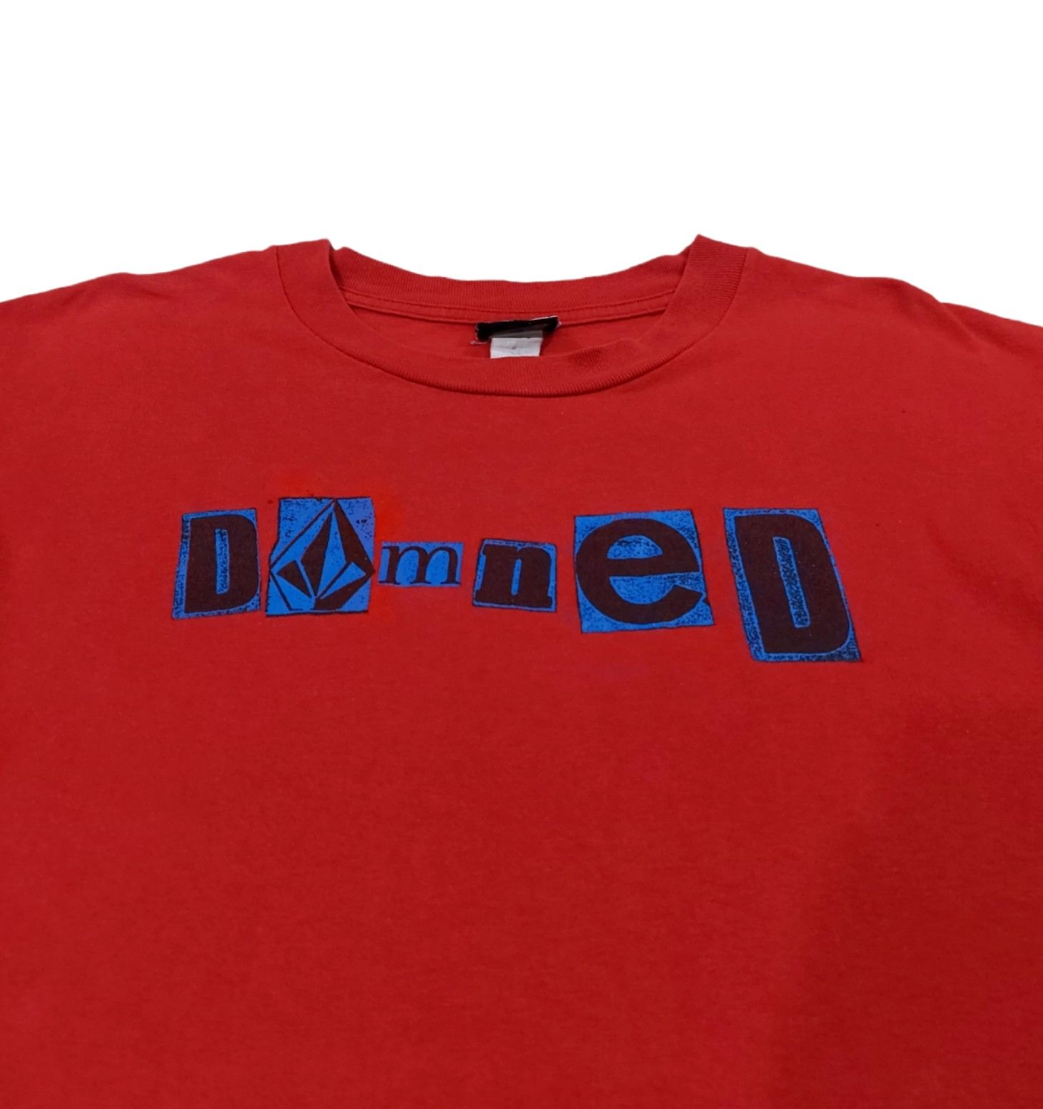 Powell Peralta × Shorty's Skateboards × Volcom RARE! VTG VOLCOM STONE PUNK STYLE SPELL OUT "DAMNED" Size US M / EU 48-50 / 2 - 4 Thumbnail