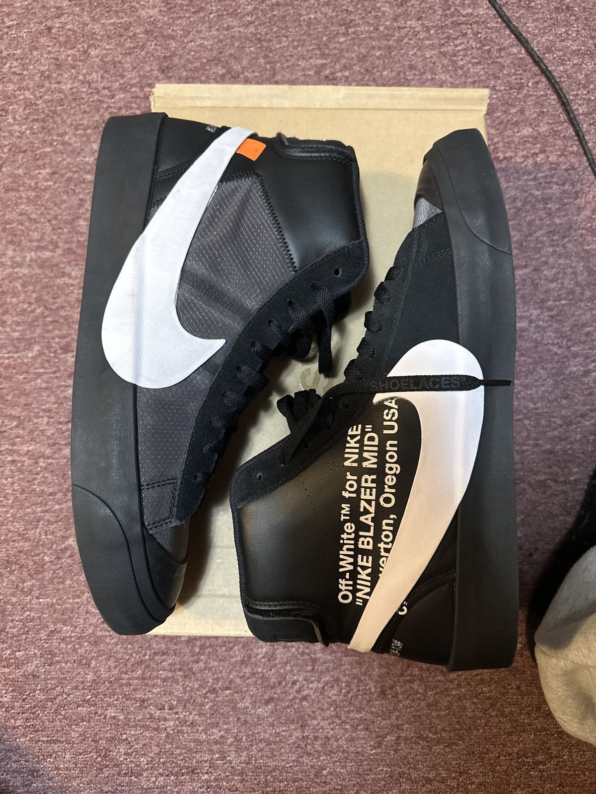 nike blazer x off white grim reaper