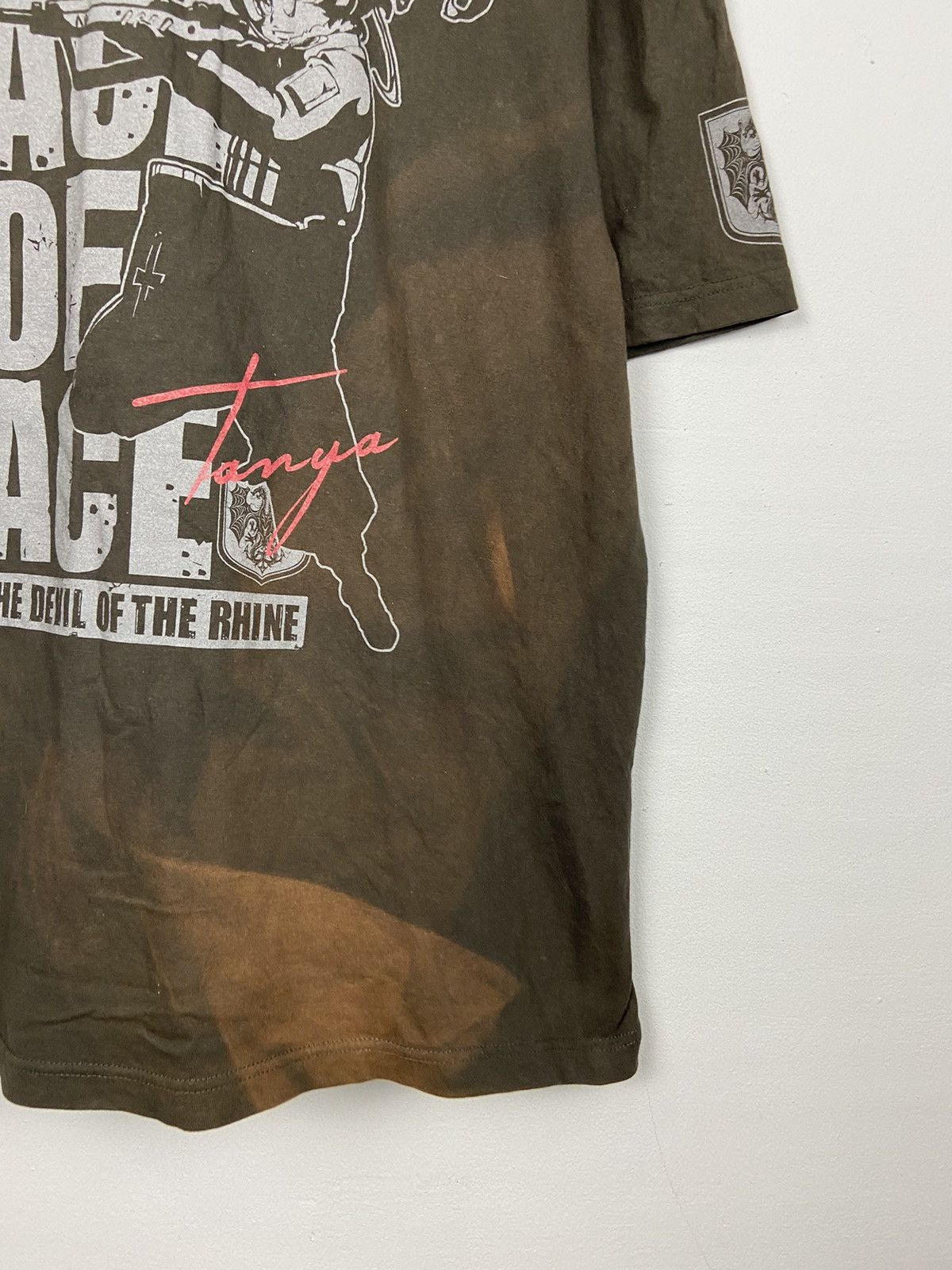 Anime × Cartoon Network × Japanese Brand The Devil Of The RhineTanya Degurechaff Dye Custom Anime Tee Size US XL / EU 56 / 4 - 2 Thumbnail