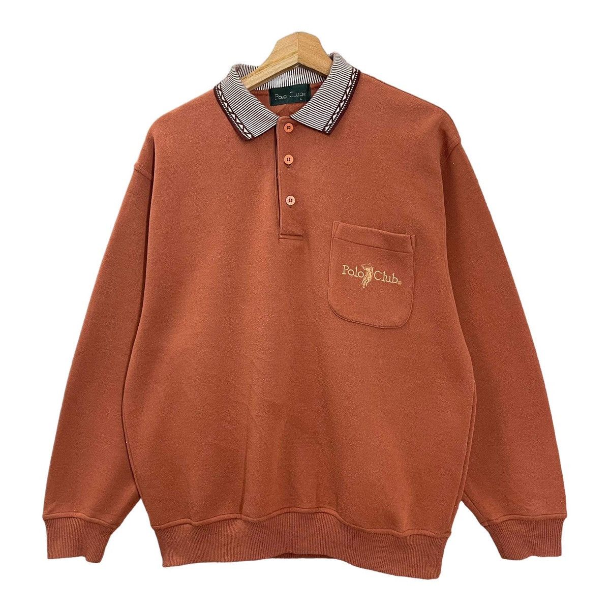 Beverly Hills Polo Club Vintage 90s Polo Club Collar Sweatshirt Size US M / EU 48-50 / 2 - 3 Thumbnail