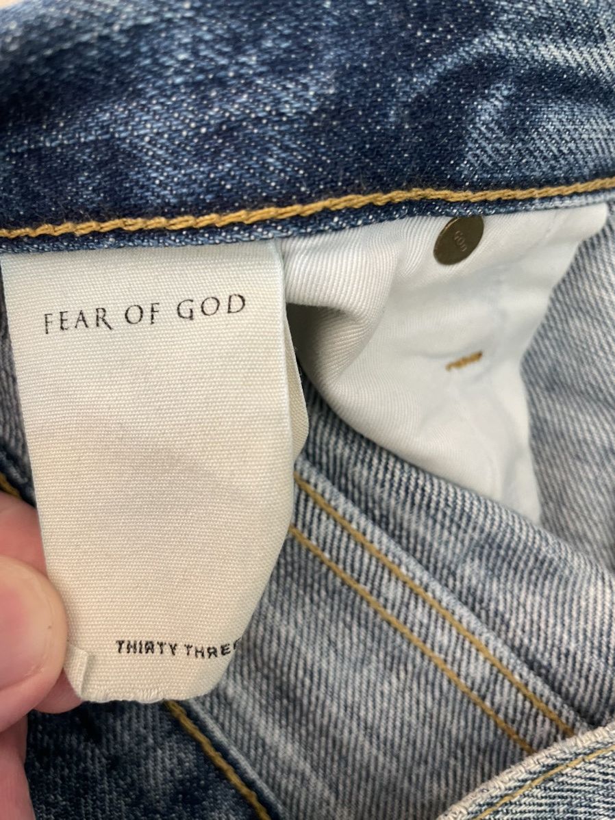 Fear of God Fear of God Selvedge Painted paint splash Denim Size US 33 - 4 Thumbnail