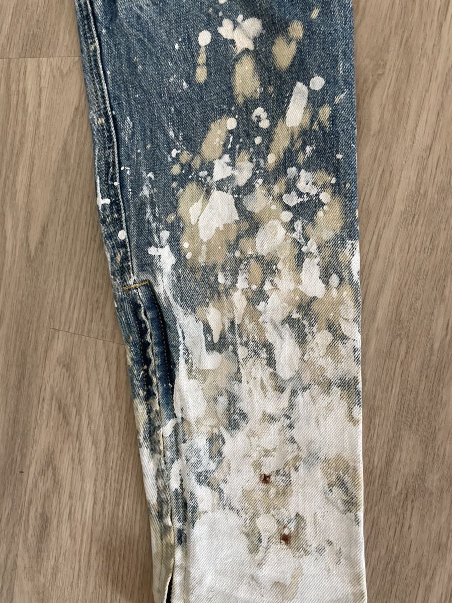 Fear of God Fear of God Selvedge Painted paint splash Denim Size US 33 - 2 Thumbnail