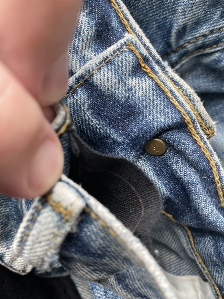 Fear of God Fear of God Selvedge Painted paint splash Denim Size US 33 - 8 Thumbnail
