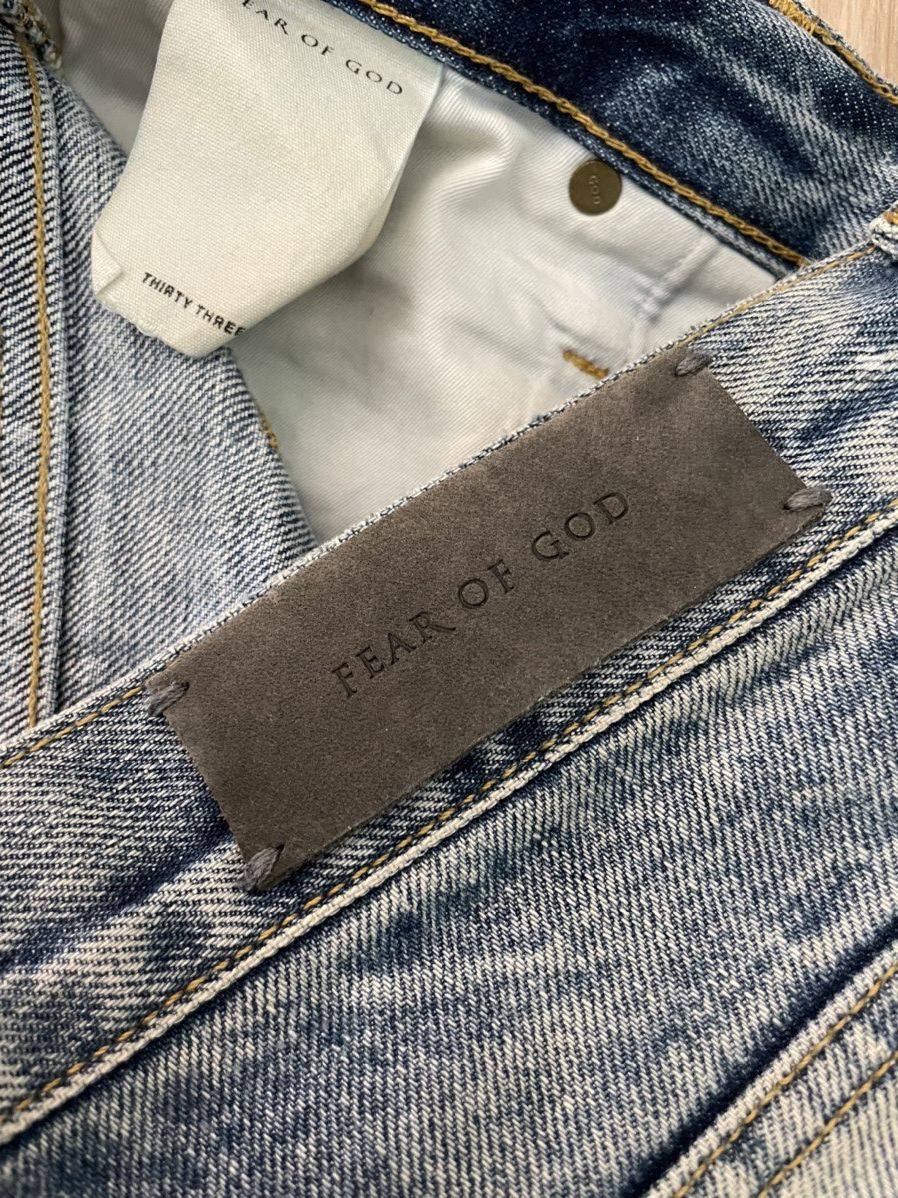 Fear of God Fear of God Selvedge Painted paint splash Denim Size US 33 - 5 Thumbnail