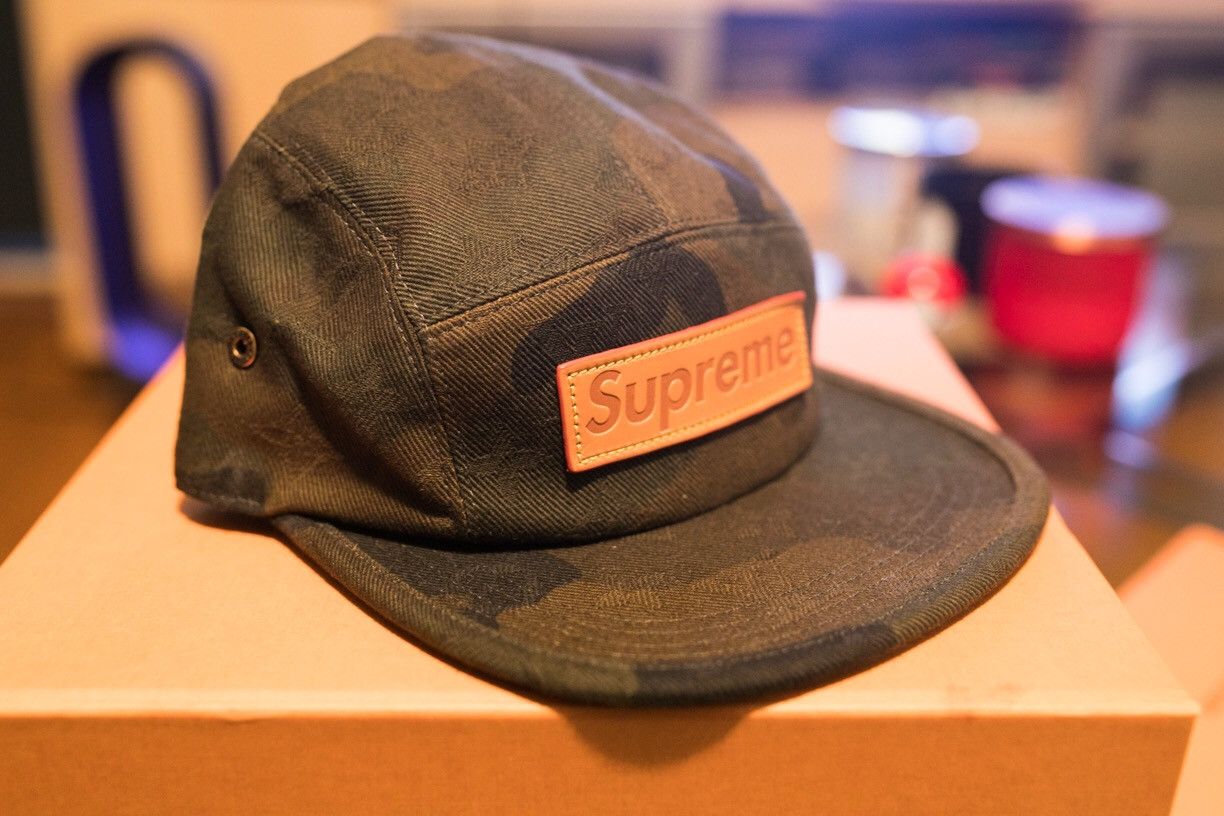 Supreme x Louis Vuitton 5-Panel Hat Brown