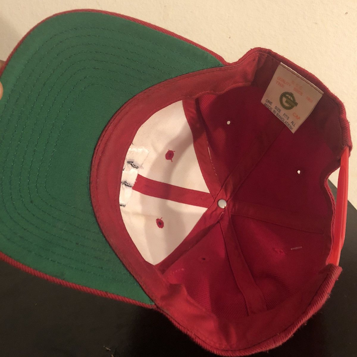Vintage Vintage 90s Wisconsin Badgers Bucky NCAA G Cap Snapback hat Size ONE SIZE - 4 Thumbnail