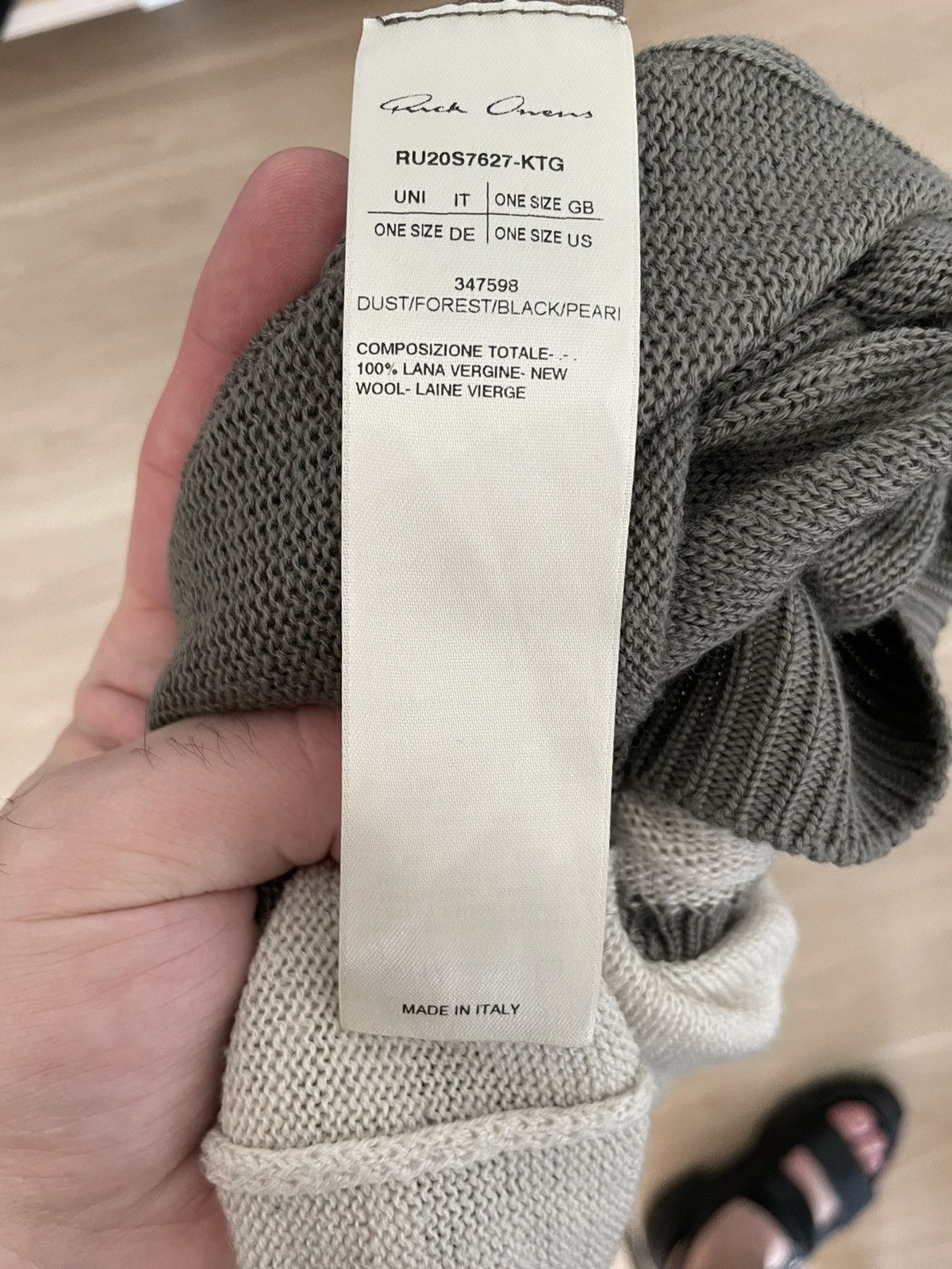 Rick Owens $895 SS20 Oversized Biker Sweater 'TECUATL' one size Size US L / EU 52-54 / 3 - 6 Thumbnail