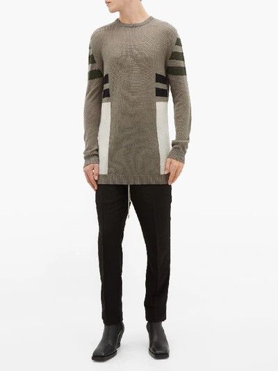 Rick Owens $895 SS20 Oversized Biker Sweater 'TECUATL' one size Size US L / EU 52-54 / 3 - 2 Thumbnail