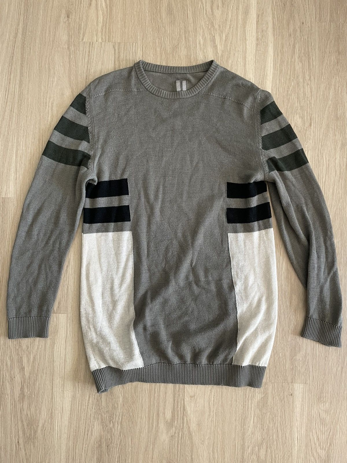 Rick Owens $895 SS20 Oversized Biker Sweater 'TECUATL' one size Size US L / EU 52-54 / 3 - 3 Thumbnail