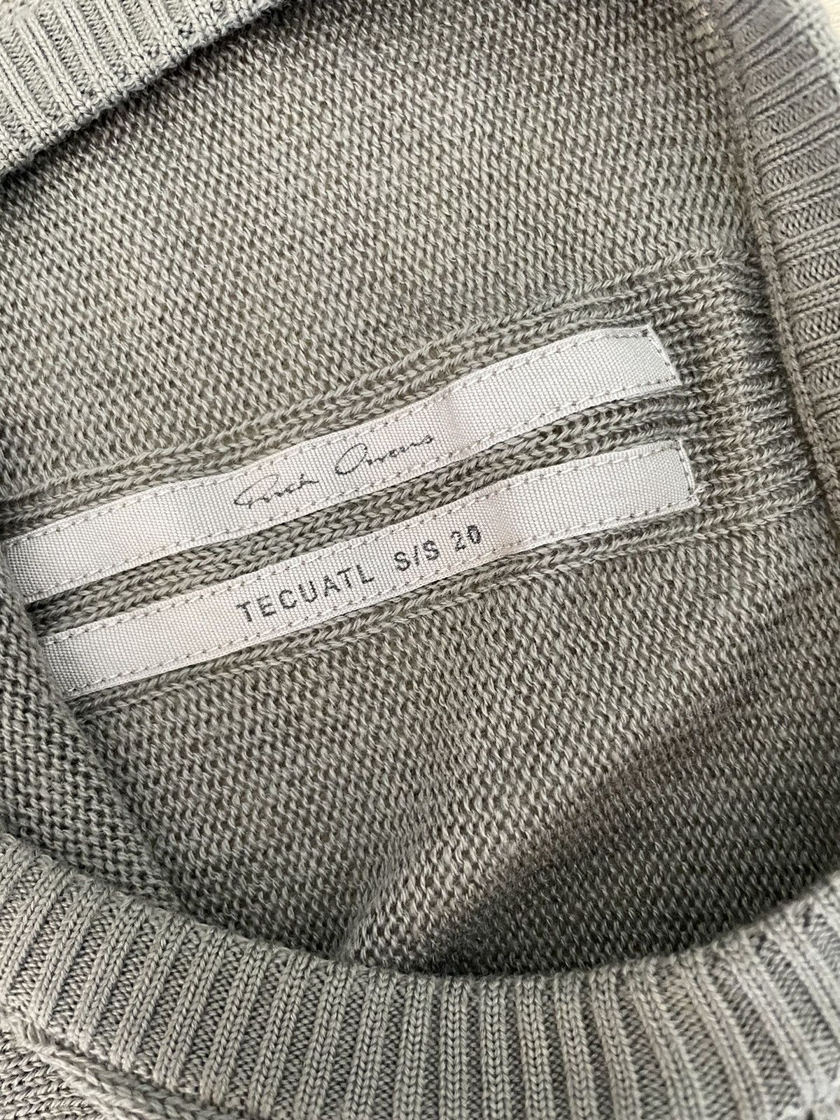 Rick Owens $895 SS20 Oversized Biker Sweater 'TECUATL' one size Size US L / EU 52-54 / 3 - 5 Thumbnail