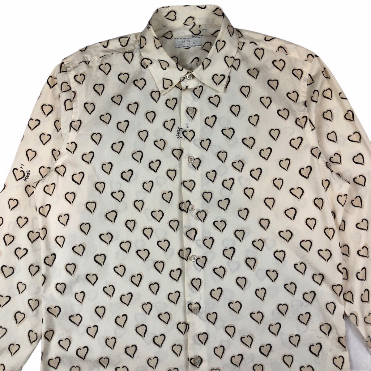 Prada Prada i Heart Prada Love Monogram Shirt Size US L / EU 52-54 / 3 - 2 Thumbnail